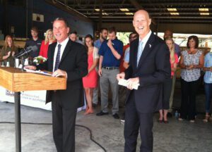 Governor Scott and Barry Dixon