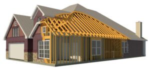 image of building information model (BIM) for residential construction